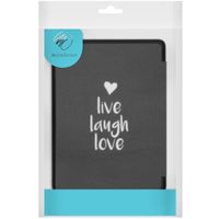 imoshion Design Slim Hard Case Sleepcover met stand Kobo Libra 2 / Tolino Vision 6 - Live Laugh Love
