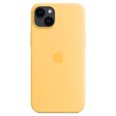 Apple Silicone Back Cover with MagSafe Apple iPhone 14 Plus - Sunglow