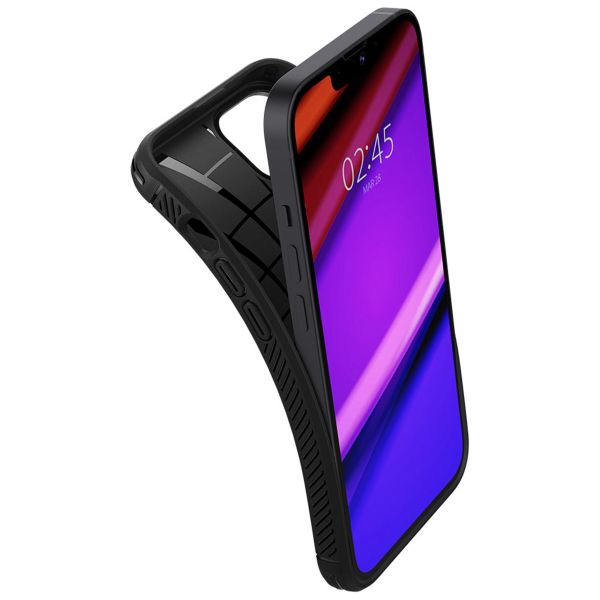 Spigen Rugged Armor Backcover iPhone 13 Mini - Zwart