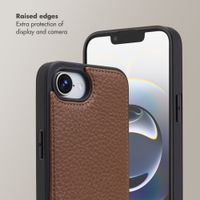 Selencia Nova Phone Case with Cord and Card Holder Apple iPhone 17e / 16e - Mocha Brown