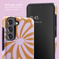 Selencia Vivid Backcover Samsung Galaxy S21 FE - Modern Bloom Pink