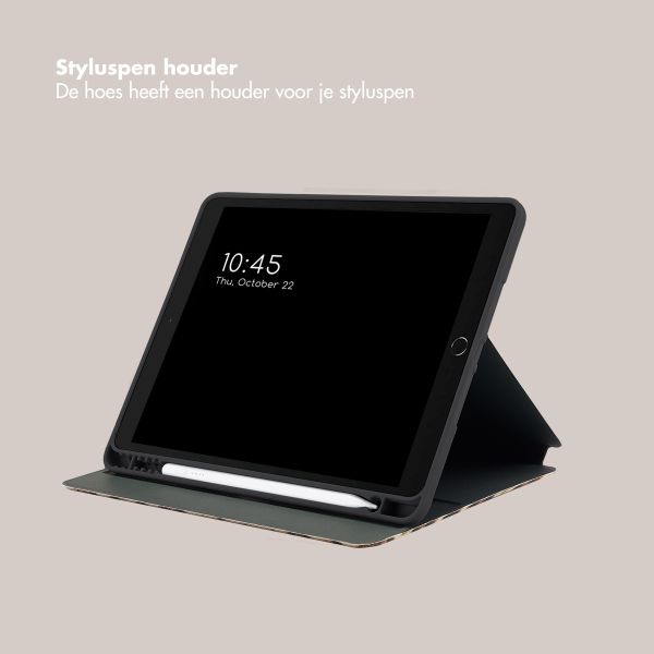 Selencia Vivid tablethoes Apple iPad 9 (2021) 10.2 inch / iPad 8 (2020) 10.2 inch / iPad 7 (2019) 10.2 inch - Wild Leo
