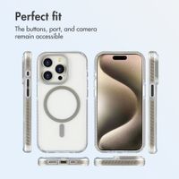imoshion Combat MagSafe Back Cover Apple iPhone 15 Pro - Grey