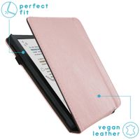 imoshion Stand Flipcase Kobo Libra Colour - Rosé Goud