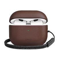 Uniq Terra Echt Lederen Case Apple AirPods 3 (2021) - Toffee Brown