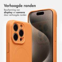 imoshion Color Backcover met MagSafe Apple iPhone 15 Pro - Neon Orange