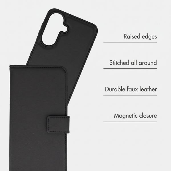 imoshion Detachable 2-in-1 Luxury Bookcase Samsung Galaxy A27 (5G) - Black