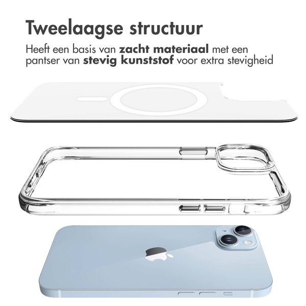 imoshion Rugged Air MagSafe Case Apple iPhone 14 - Transparant