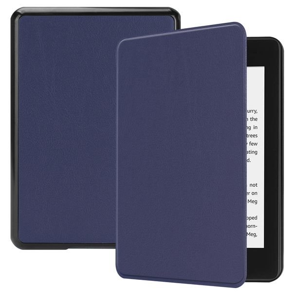 imoshion Slim Hard Case Sleepcover Amazon Kindle Paperwhite 4 (2018) - Donkerblauw