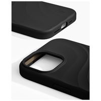 iDeal of Sweden Soft Swirl Silicone MagSafe Case Apple iPhone 17e / 16e / 15 / 14 / 13 - Velvet Black