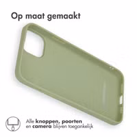imoshion Color Backcover Apple iPhone 15 Plus - Olive Green