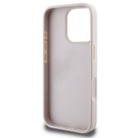 Guess Bottom Stripe 4G Backcover iPhone 16 Pro Max - Roze