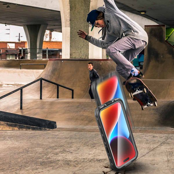 Redpepper Dot Plus Waterproof Backcover Apple iPhone 15 - Zwart