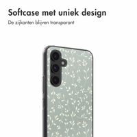 imoshion  Design hoesje Samsung Galaxy A54 - Smoke Green Flowers