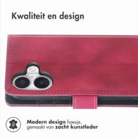 imoshion Bookcase met koord Apple iPhone 16 - Rood