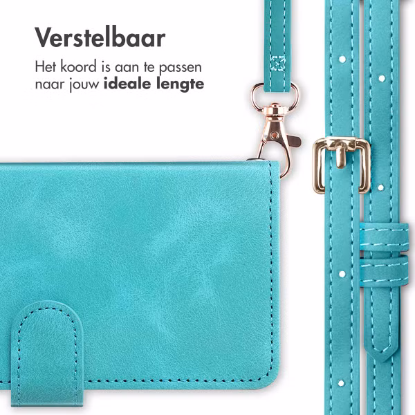 imoshion Bookcase met koord Samsung Galaxy A15 (5G/4G) - Turquoise