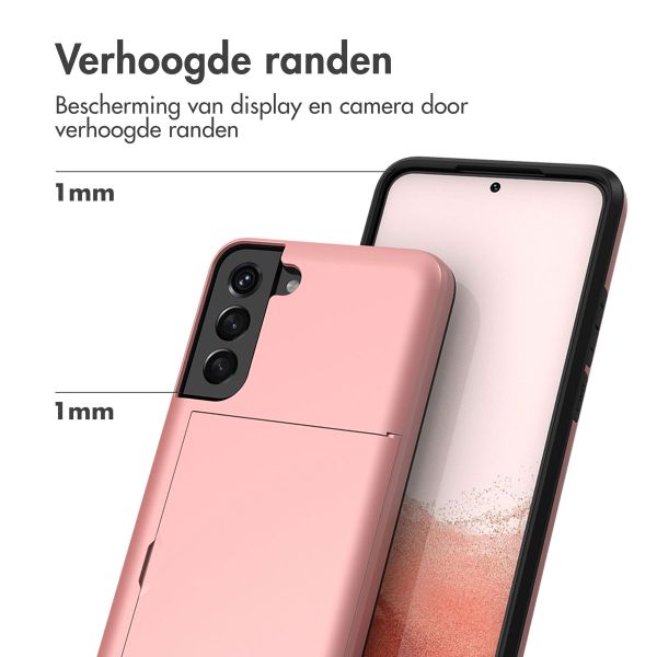 imoshion Backcover met pasjeshouder Samsung Galaxy S22 - Rosé Goud