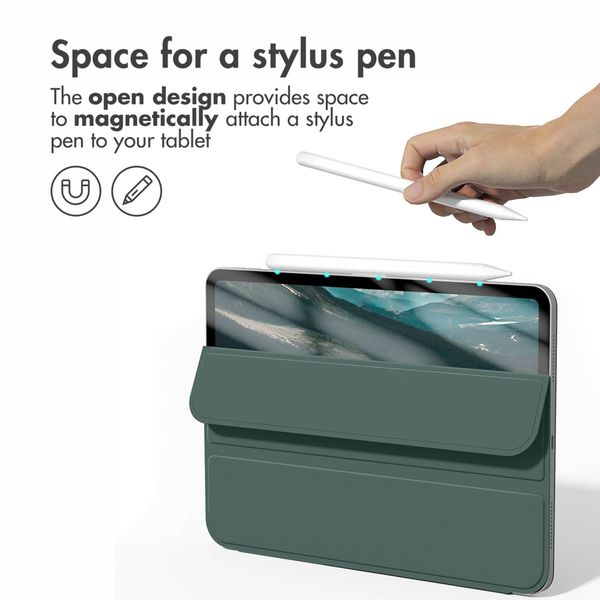 imoshion Magnetic Book Case Apple iPad Pro 13 (2025) M5 / (2024) M4 - Dark Green