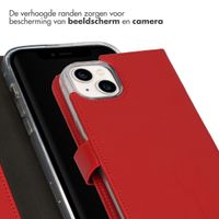 Selencia Echt Leren Bookcase Apple iPhone 14 Plus - Rood