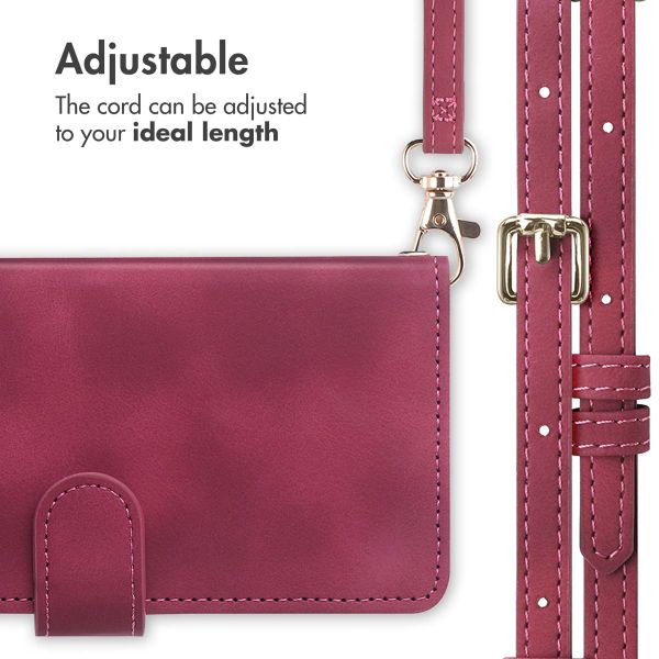 imoshion Bookcase with Strap Apple iPhone SE (2022 / 2020) / 8 / 7 - Red