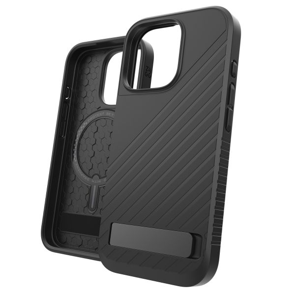 ZAGG Denali Snap KickStand Case met MagSafe iPhone 16 Pro - Zwart