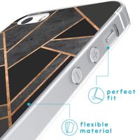 imoshion Design hoesje iPhone 5 / 5s / SE - Grafisch Koper / Zwart