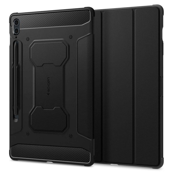 Spigen Rugged Armor Pro Bookcase Samsung Galaxy Tab S9 FE Plus - Black