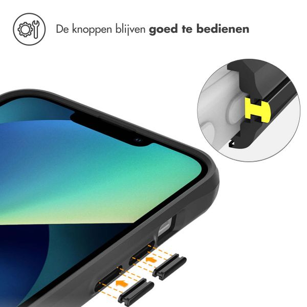 imoshion Rugged Hybrid Case iPhone 13 Pro - Zwart
