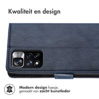 imoshion Luxe Bookcase Xiaomi Redmi Note 11 Pro - Donkerblauw