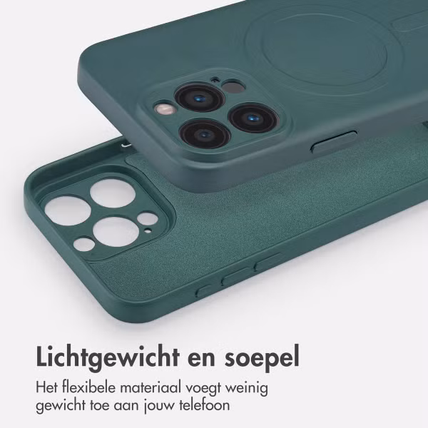 imoshion Color Backcover met MagSafe Apple iPhone 15 Pro Max - Donkergroen