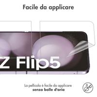 imoshion Screenprotector Folie 3 pack Samsung Galaxy Z Flip 5 / 6 / 7 FE