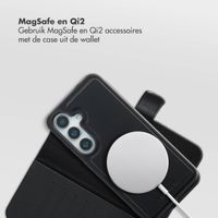 Selencia Olyn Uitneembare Bookcase met MagSafe Samsung Galaxy S24 / S25 - Zwart