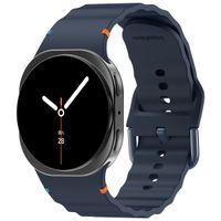 imoshion Wave Silicone Band Samsung Galaxy Watch 9 (40/44mm) / Watch 8 (40/44mm) / Classic (46mm) - Dark Blue