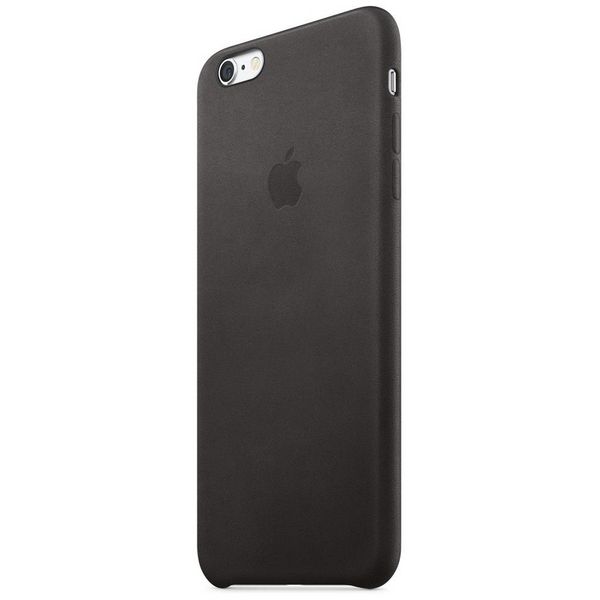 Apple Leather Backcover iPhone 6(s) Plus - Black