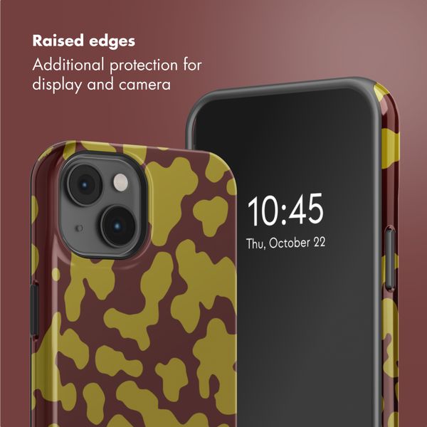 Selencia Vivid Back Cover with MagSafe Apple iPhone 14 - Moo'd Olive Dust