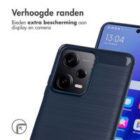 imoshion Brushed Backcover Xiaomi Redmi Note 12 Pro / Xiaomi Poco X5 Pro (5G) - Donkerblauw