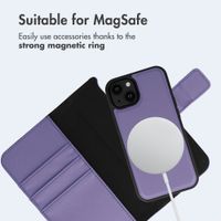 imoshion Detachable 2-in-1 Luxury Bookcase Apple iPhone 13 - Purple