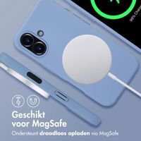 imoshion Color Backcover met afneembaar koord MagSafe iPhone 16 - Ash Blue