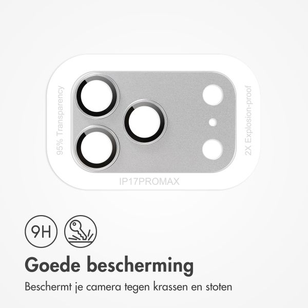 imoshion Camera Protector Glas 2 Pack Apple iPhone 17 Pro Max - Silver