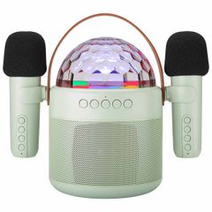 imoshion Sing & Shine Karaoke set - Speaker en 2 microfoons - Mintgreen