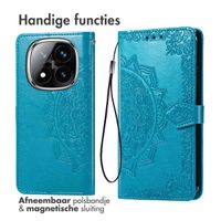 imoshion Mandala Bookcase Xiaomi Redmi Note 14 Pro (4G) - Turquoise