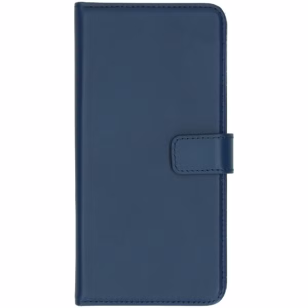 Selencia Echt Leren Bookcase Samsung Galaxy A51 - Blauw