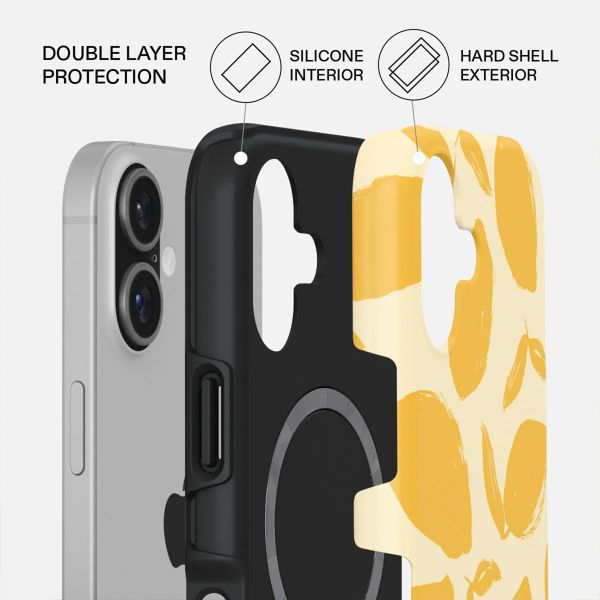 Burga Tough Backcover MagSafe Apple iPhone 17 - Lemon Tart