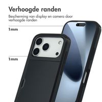 imoshion Backcover met pasjeshouder Apple iPhone 17 Pro - Zwart