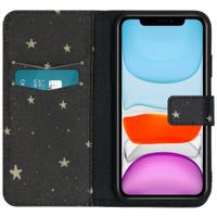 imoshion Design Softcase Bookcase iPhone 11 - Stars Gold