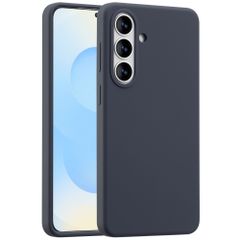 Accezz Liquid Silicone Back Cover with MagSafe Samsung Galaxy S26 Plus - Dark Blue