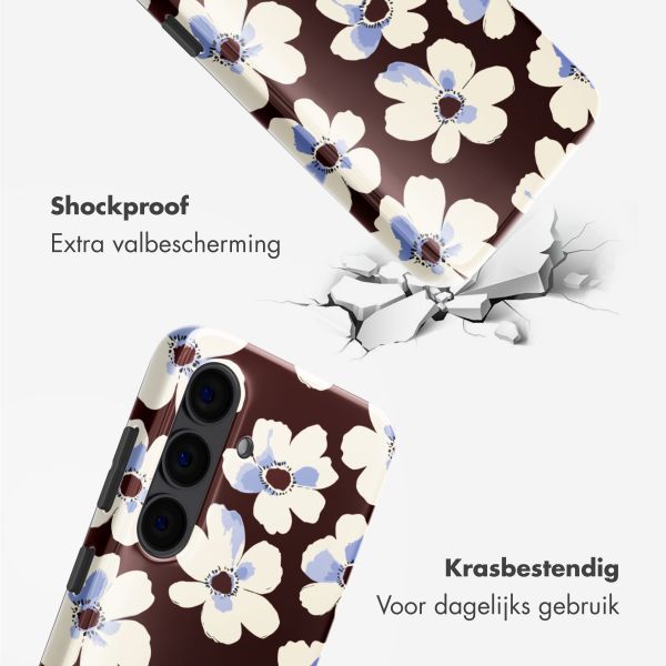 Selencia Vivid Backcover Samsung Galaxy S24 - Choco Flower Pop