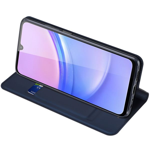 Dux Ducis Slim Softcase Bookcase Samsung Galaxy A15 (5G/4G) - Donkerblauw