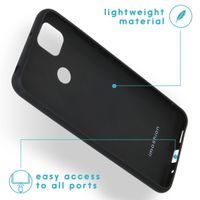 imoshion Color Backcover Xiaomi Redmi 9C - Zwart