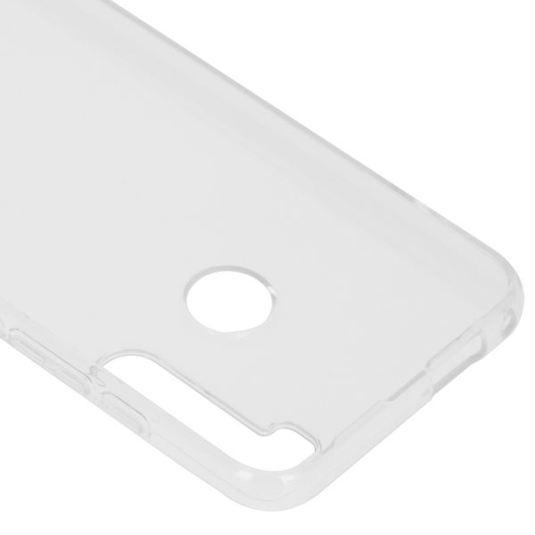 Softcase Backcover Motorola One Fusion Plus - Transparant